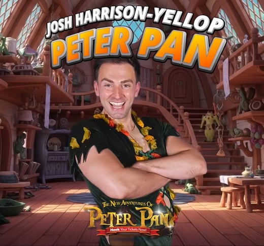 Josh Harrison-Yellop in panto
